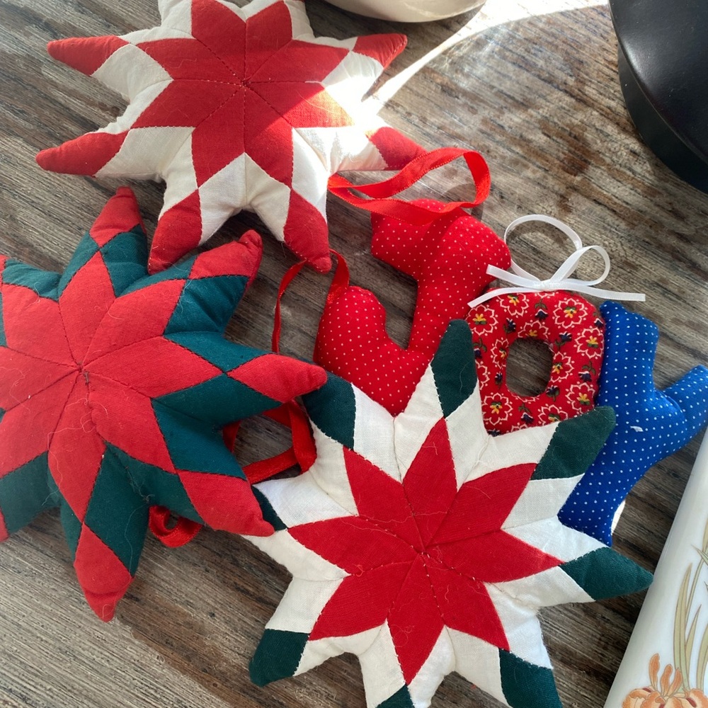 Vintage Christmas Ornaments (set of 4)